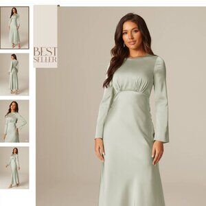 Formal dress, Light sage